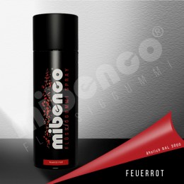 mibenco Spray - feuerrot matt - 400ml